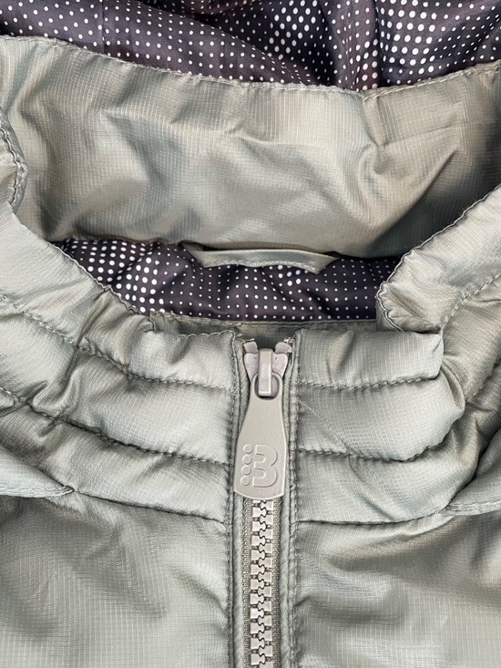 Bench Puffer Vest Fitted Hood Green Women’s Size Small - Picture 9 of 14